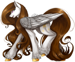 Size: 2154x1771 | Tagged: safe, artist:midfire, oc, oc only, oc:typhanie, pegasus, pony, female, mare, simple background, solo, transparent background