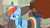 Size: 1273x717 | Tagged: safe, screencap, doctor caballeron, rainbow dash, earth pony, pegasus, pony, daring done?, g4, crying, cute, dashabetes, female, male, mare, sad, sadbow dash, stallion, teary eyes, woobie