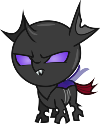 Size: 3914x4847 | Tagged: safe, artist:pink1ejack, pharynx, changeling, g4, to change a changeling, absurd resolution, cute, simple background, transparent background, vector, young