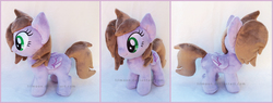Size: 1940x741 | Tagged: safe, artist:lilmoon, oc, oc only, oc:lilac sciath, pegasus, pony, chibi, female, irl, mare, photo, plushie, solo