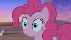 Size: 1279x717 | Tagged: safe, screencap, pinkie pie, earth pony, pony, daring done?, g4, female, mare, solo, thousand yard stare