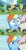 Size: 1920x3714 | Tagged: safe, screencap, clypeus, lokiax, rainbow dash, soupling, beetle, changedling, changeling, insect, daring done?, g4, to change a changeling, aspic, changedlings eating meat, changeling food, changelings eating meat, cute, cuteling, discovery family logo, faic, food, herbivore vs carnivore, meat, ponies eating meat, rainbow dash is best facemaker, rolls, scarab, soup