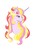 Size: 1275x1750 | Tagged: safe, artist:ocean-drop, oc, oc only, oc:eventide light, pony, unicorn, bust, magical lesbian spawn, next generation, offspring, parent:sunset shimmer, parent:twilight sparkle, parents:sunsetsparkle, profile, simple background