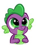 Size: 160x160 | Tagged: safe, artist:jublin, spike, dragon, g4, my little pony: the movie, animated, cute, facebook, facebook sticker, gif, male, please, reaction image, simple background, solo, spikabetes, sticker, white background