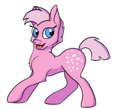 Size: 983x862 | Tagged: safe, artist:evereveron, cotton candy (g1), earth pony, pony, g1, g4, female, g1 to g4, generation leap, mare, simple background, solo, transparent background