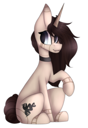 Size: 1024x1477 | Tagged: safe, artist:umiimou, oc, oc only, oc:abby rae, pony, unicorn, female, mare, simple background, sitting, solo, transparent background