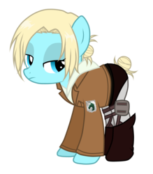 Size: 2528x2888 | Tagged: safe, artist:easterdara, pony, annie leonhardt, attack on titan, high res, ponified