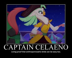 Size: 750x600 | Tagged: safe, captain celaeno, anthro, g4, my little pony: the movie, motivational poster