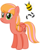 Size: 600x744 | Tagged: safe, artist:lost-our-dreams, oc, oc only, oc:honey crisp, pegasus, pony, cutie mark background, female, mare, offspring, parent:big macintosh, parent:fluttershy, parents:fluttermac, simple background, solo, transparent background