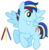 Size: 800x815 | Tagged: safe, artist:lost-our-dreams, oc, oc only, oc:primary streak, pegasus, pony, cutie mark background, male, offspring, parent:rainbow dash, parent:soarin', parents:soarindash, simple background, solo, stallion, transparent background