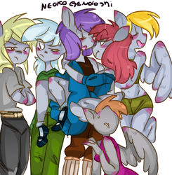 Size: 1947x1986 | Tagged: safe, artist:neokogendoshi, derpy hooves, anthro, g4