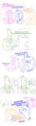 Size: 625x2144 | Tagged: safe, artist:raridashdoodles, princess cadance, princess celestia, princess luna, oc, oc:anon, comic:anon the movie, comic:anon the movie 2017, g4, /mlp/, 4chan, charts and graphs, comic, economics, friendship festival, horses doing horse things, oooooh, presentation, simple background, this will end in bankruptcy, whinny, white background