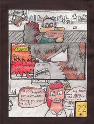 Size: 2466x3245 | Tagged: safe, artist:oatmeal155, oc, oc only, oc:cinnamon oats, oc:rolljaw, pony, comic:oat.meal, comic, crappy art, high res