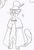 Size: 640x949 | Tagged: safe, capper dapperpaws, abyssinian, anthro, g4, my little pony: the movie, the art of my little pony: the movie, chest fluff, hat, male, solo, top hat