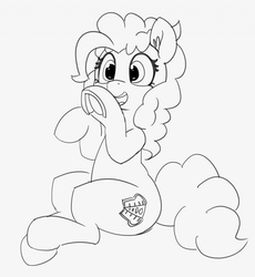 Size: 1280x1390 | Tagged: safe, artist:pabbley, cheese sandwich, pony, g4, 30 minute art challenge, grilled cheese (r63), monochrome, rule 63, solo, underhoof