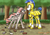 Size: 2500x1750 | Tagged: safe, artist:floofyfoxcomics, oc, oc:peppermint mocha (pegasusjedi), pegasus, pony, comic:a dash of peppermint, angry, black eye, bruised, cross-popping veins, female, male, mare, motion lines, royal guard, stallion, stomping, story included, wood, yelling