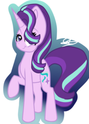 Size: 502x694 | Tagged: safe, artist:100giedoogie, starlight glimmer, pony, unicorn, g4, cute, female, glimmerbetes, simple background, smiling, solo, transparent background