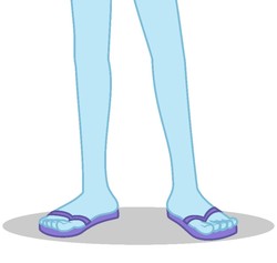 Size: 738x699 | Tagged: safe, trixie, equestria girls, g4, feet, female, legs, pictures of legs, sandals, simple background, white background