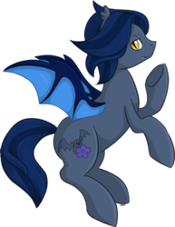 Size: 1383x1791 | Tagged: safe, artist:violentdreamsofmine, oc, oc only, oc:moonlight nectar, bat pony, pony, female, mare, simple background, solo, transparent background