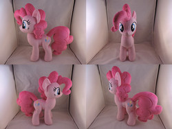 Size: 1597x1199 | Tagged: safe, artist:little-broy-peep, pinkie pie, earth pony, pony, g4, irl, photo, plushie, solo