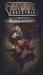 Size: 2313x4000 | Tagged: safe, artist:tiothebeetle, oc, oc only, oc:quillwright, pegasus, pony, fallout equestria, fallout equestria: of shadows