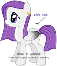 Size: 463x529 | Tagged: safe, artist:petraea, oc, oc only, oc:silver quill (petraea), pegasus, pony, colored wings, colored wingtips, female, mare, simple background, solo, transparent background, vector