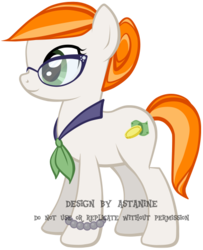 Size: 427x525 | Tagged: safe, artist:petraea, oc, oc only, oc:cash flo, earth pony, pony, female, glasses, mare, simple background, solo, transparent background, vector, watermark