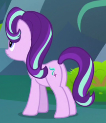 Size: 272x314 | Tagged: safe, screencap, starlight glimmer, pony, unicorn, g4, to change a changeling, butt, cropped, female, mare, plot, rear view, solo