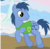 Size: 4994x4939 | Tagged: safe, artist:laberoon, blues, noteworthy, earth pony, pony, g4, winter wrap up, absurd resolution, background pony, male, plant team, solo, stallion, vector, winter wrap up vest