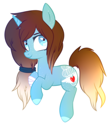 Size: 1684x1876 | Tagged: safe, artist:astralblues, oc, oc only, oc:heart floater, pony, unicorn, amputee, female, mare, simple background, solo, transparent background