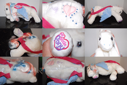 Size: 4800x3213 | Tagged: safe, star catcher, pony, g3, backpack, irl, photo, plushie