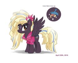 Size: 888x721 | Tagged: safe, artist:rebecca dart, songbird serenade, pegasus, pony, g4, my little pony: the movie, the art of my little pony: the movie, alternate design, clothes, coat markings, concept art, cutie mark, facial markings, female, shirt, solo, star (coat marking)