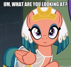 Size: 600x566 | Tagged: safe, edit, edited screencap, screencap, somnambula, pegasus, pony, daring done?, g4, female, image macro, mare, meme, memeful.com, solo