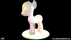 Size: 1920x1080 | Tagged: safe, artist:shastro, oc, oc only, pony, 360, 3d, amputee, animated, blender, butt, gif, hooves, plot, prosthetic limb, prosthetics, rotating, wip