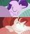 Size: 480x542 | Tagged: safe, edit, edited screencap, screencap, starlight glimmer, pony, unicorn, g4, my little pony: friendship is magic, rock solid friendship, deep fried meme, discovery family logo, eyes closed, female, glowing eyes, glowing eyes meme, mare, meme, sleeping, solo, woke, 🅱lim 🅱lam