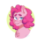 Size: 1500x1500 | Tagged: safe, artist:johnathan-leviathan, pinkie pie, earth pony, pony, g4, bust, chest fluff, female, portrait, simple background, solo, transparent background