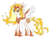 Size: 1000x778 | Tagged: safe, artist:supahdonarudo, daybreaker, alicorn, pony, g4, armor, concave belly, female, fiery mane, fiery tail, helmet, hoof shoes, mare, peytral, princess shoes, simple background, slender, spread wings, thin, transparent background, wing armor, wings