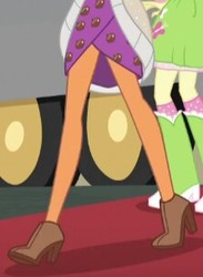 Size: 223x305 | Tagged: safe, edit, edited screencap, screencap, chestnut magnifico, fluttershy, equestria girls, equestria girls specials, g4, my little pony equestria girls: movie magic, cropped, high heels, legs, pictures of legs, shoes