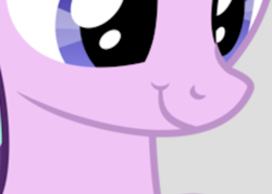 Size: 524x376 | Tagged: safe, screencap, starlight glimmer, pony, unicorn, g4, :t, close-up, cropped, cute, female, glimmerbetes, gray background, mare, simple background, smiling, snoot, solo