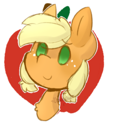 Size: 497x537 | Tagged: safe, artist:urbanqhoul, applejack, earth pony, pony, g4, female, simple background, smiling, solo, transparent background