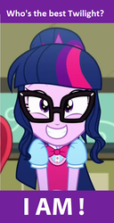 Size: 446x872 | Tagged: safe, sci-twi, twilight sparkle, equestria girls, g4, my little pony equestria girls: summertime shorts, subs rock, best human, cute, female, glasses, solo, twiabetes