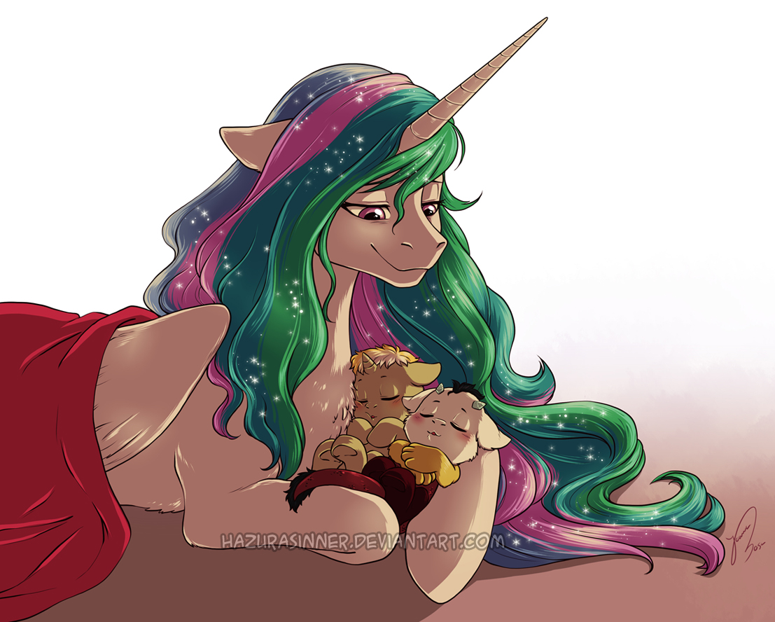 1529304 Safe Artist Hazurasinner Discord Princess Celestia Oc