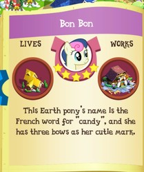 Size: 694x831 | Tagged: safe, gameloft, bon bon, sweetie drops, earth pony, pony, g4