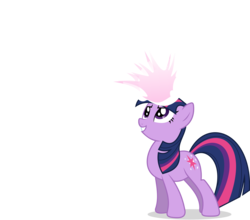 Size: 3460x3048 | Tagged: safe, artist:hornflakes, twilight sparkle, pony, unicorn, g4, female, high res, magic, mare, simple background, solo, transparent background, unicorn twilight, vector