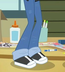 Size: 306x336 | Tagged: safe, screencap, flash sentry, a banner day, equestria girls, g4, my little pony equestria girls: friendship games, clothes, cropped, legs, pants, pictures of legs, shoes, sneakers