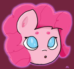 Size: 372x350 | Tagged: safe, artist:blaappy, pinkie pie, earth pony, pony, g4, cute, diapinkes, female, solo