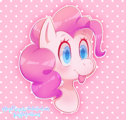 Size: 1024x973 | Tagged: safe, artist:planetgenesis, pinkie pie, earth pony, pony, g4, bust, female, portrait, solo, tongue out