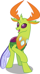 Size: 3253x6000 | Tagged: safe, artist:dashiesparkle, thorax, changedling, changeling, g4, to change a changeling, .svg available, king thorax, male, simple background, smiling, solo, transparent background, vector