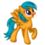 Size: 1000x1000 | Tagged: safe, artist:vinylbecks, drizzledrips, pegasus, pony, background pony, female, mare, open mouth, raised hoof, simple background, solo, transparent background