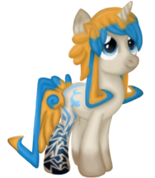 Size: 1300x1500 | Tagged: safe, artist:vinylbecks, oc, oc only, oc:calico koi, pony, unicorn, looking up, simple background, transparent background